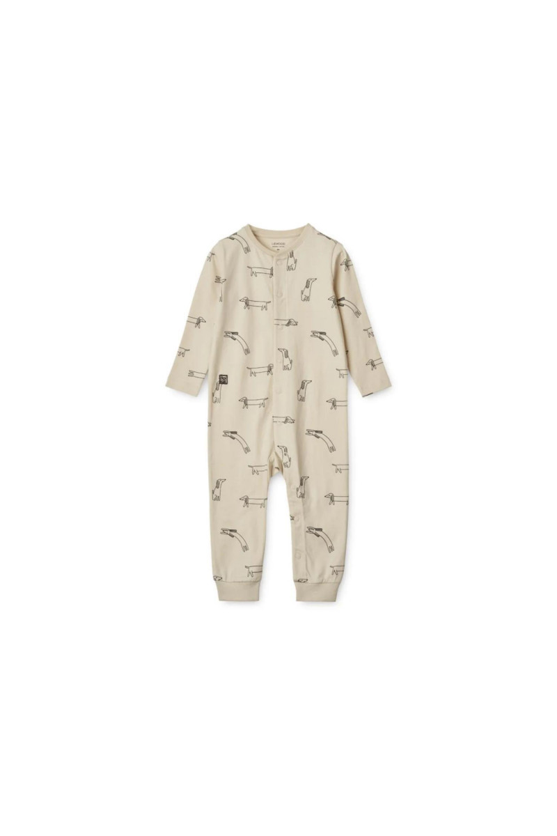 Liewood pidžama jednodelna Birk, Dogs/Sandy 