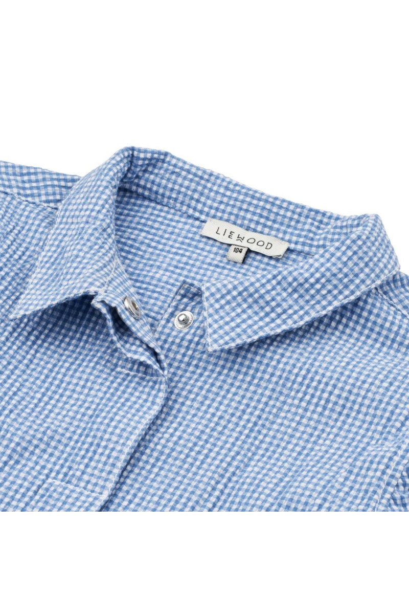 Liewood košulja Kory, Check Riverside/Crisp white 
