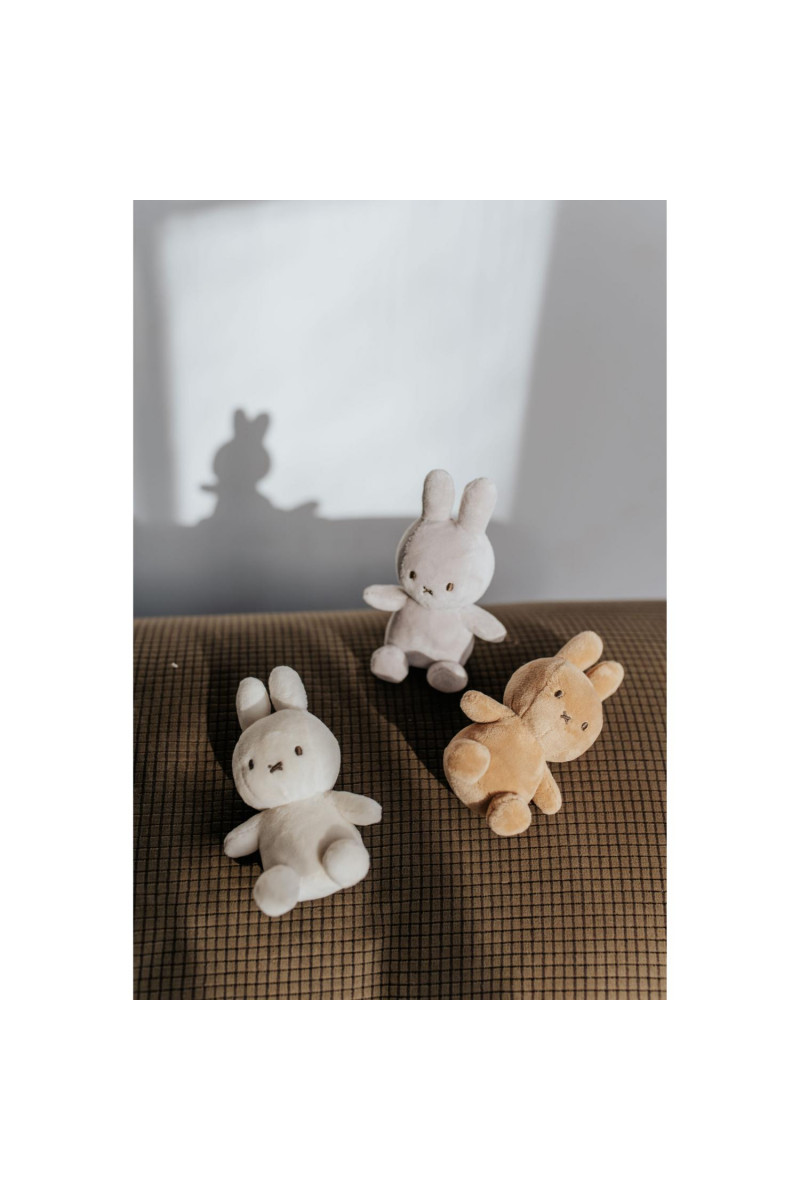 Miffy Lucky plišani zeka u pokl. kutiji 10cm, Grey 