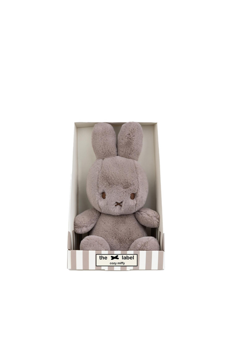Miffy Cozy plišani zeka u pokl. kutiji 23cm, Taupe 