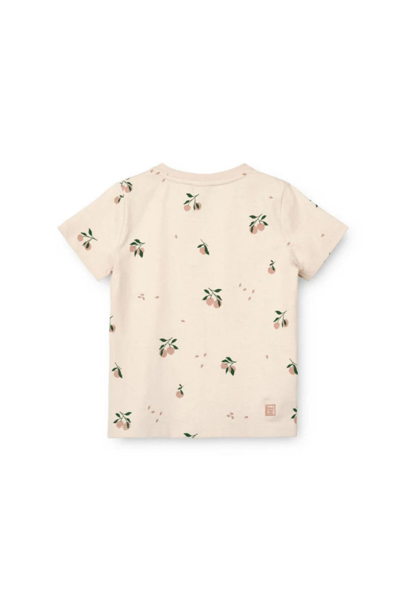 Liewood majica kk Apia, Peach/Sea shell 