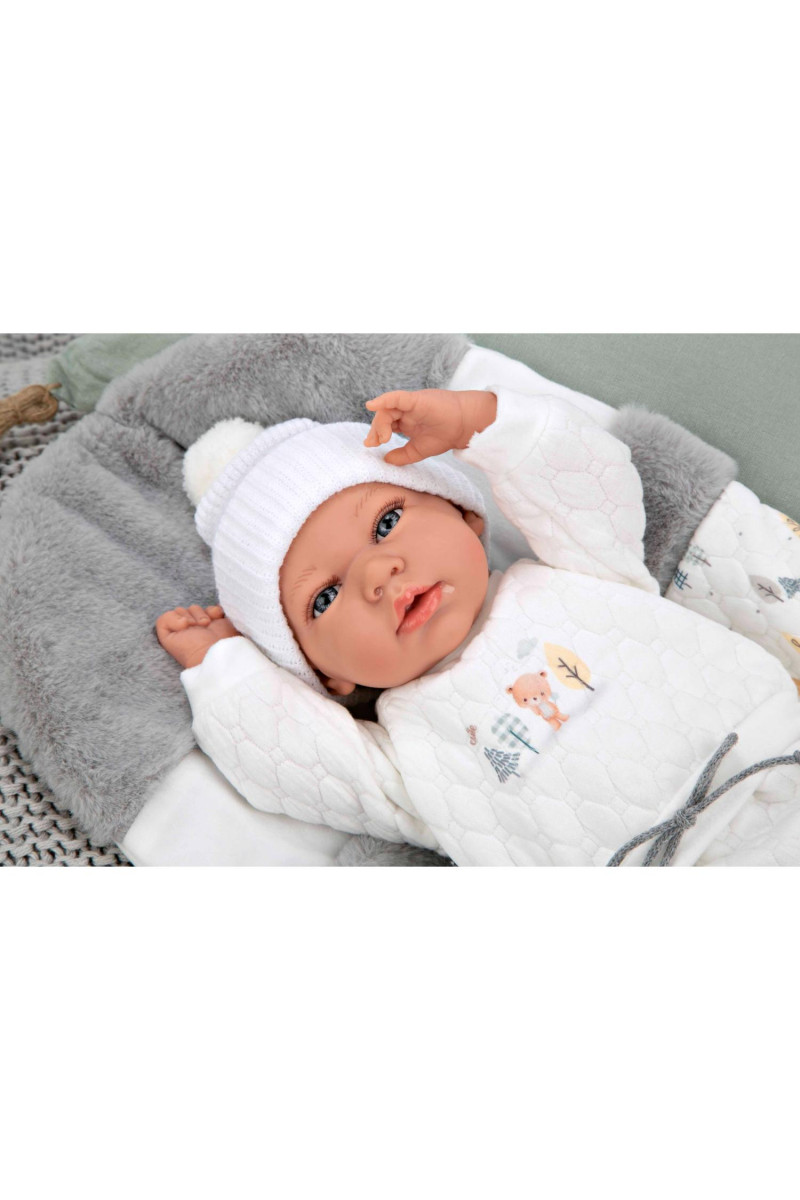 Arias Elegance lutka beba Andie Gris 40cm 