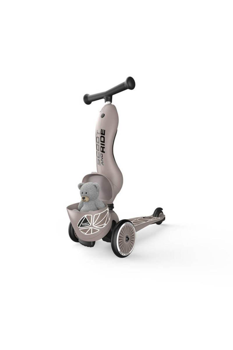 Scoot&Ride Trotinet 2u1 Highwaykick 1 Brown lines 