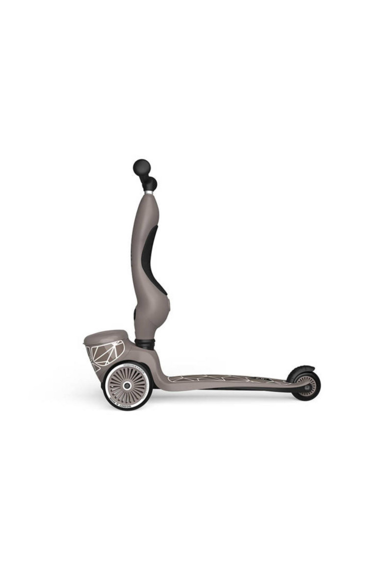 Scoot&Ride Trotinet 2u1 Highwaykick 1 Brown lines 