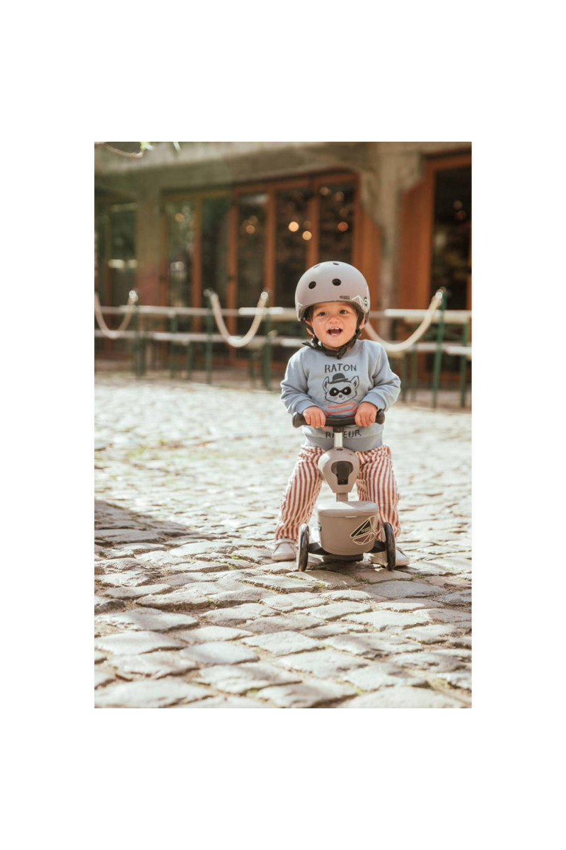 Scoot&Ride Trotinet 2u1 Highwaykick 1 Brown lines 