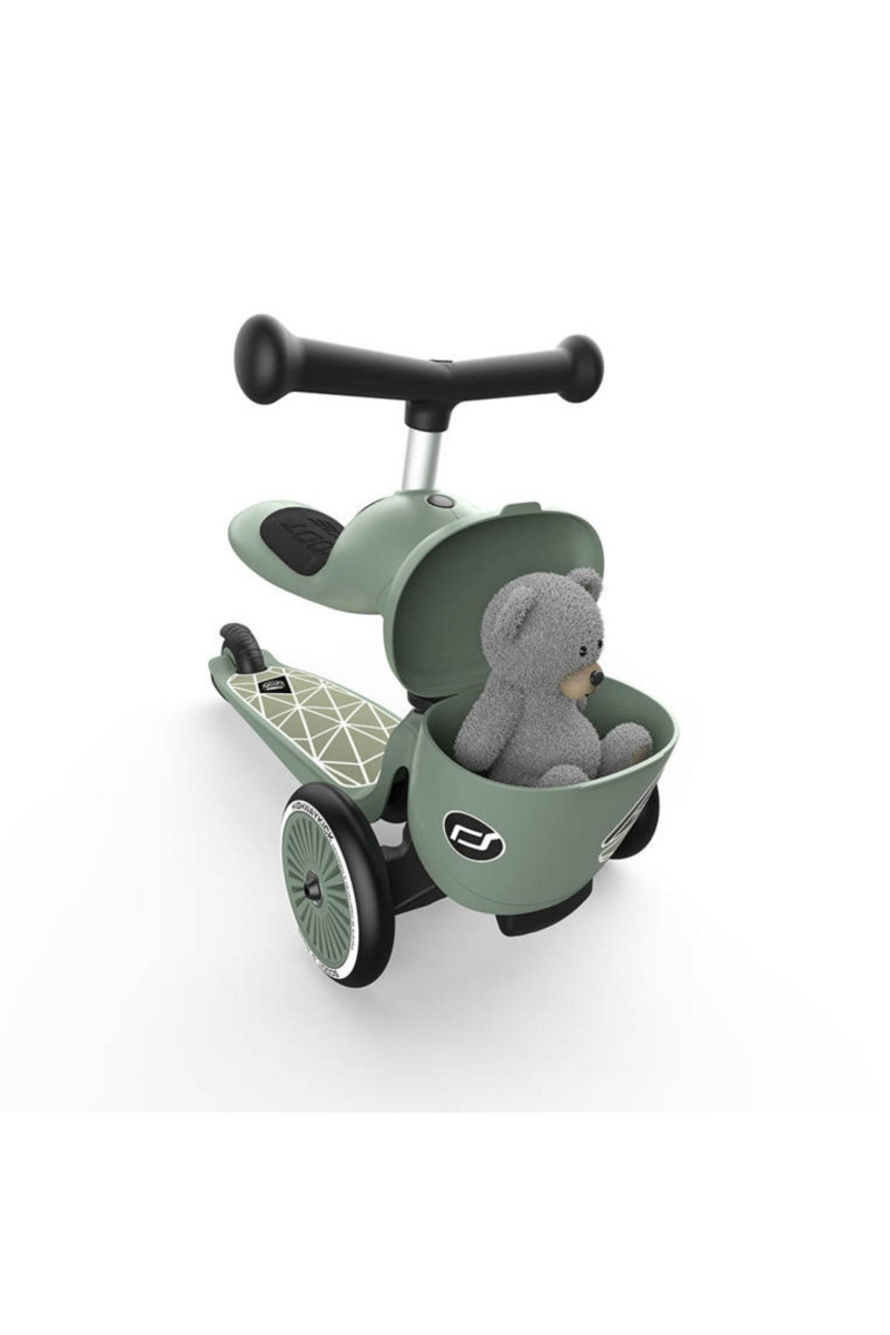 Scoot&Ride Trotinet 2u1 Highwaykick 1 Green lines 