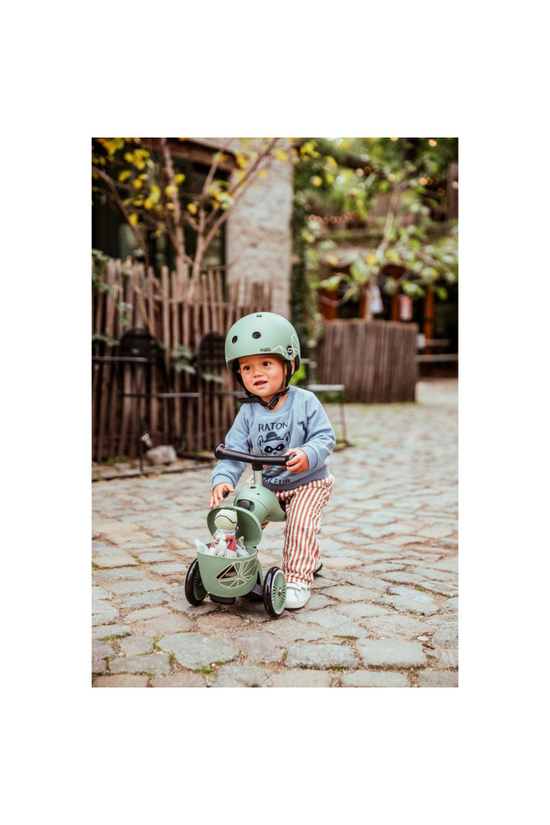 Scoot&Ride Trotinet 2u1 Highwaykick 1 Green lines 