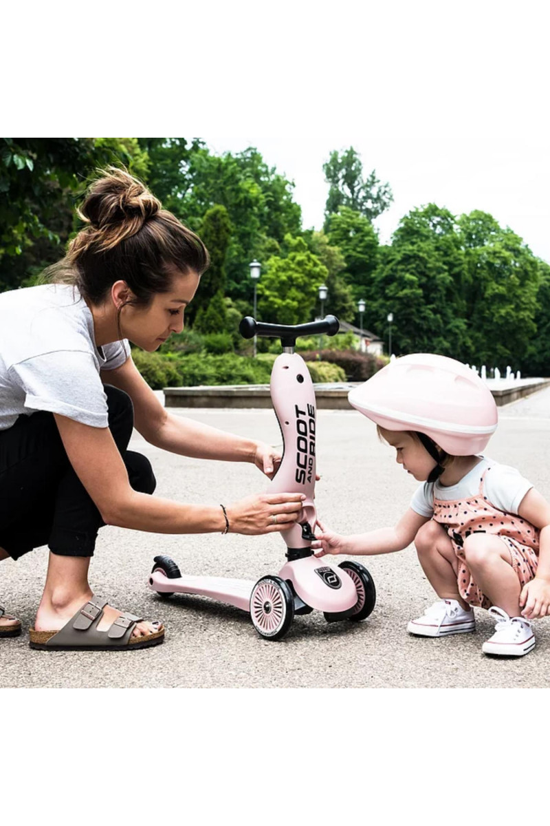 Scoot&Ride Trotinet 2u1 Highwaykick 1 Rose 