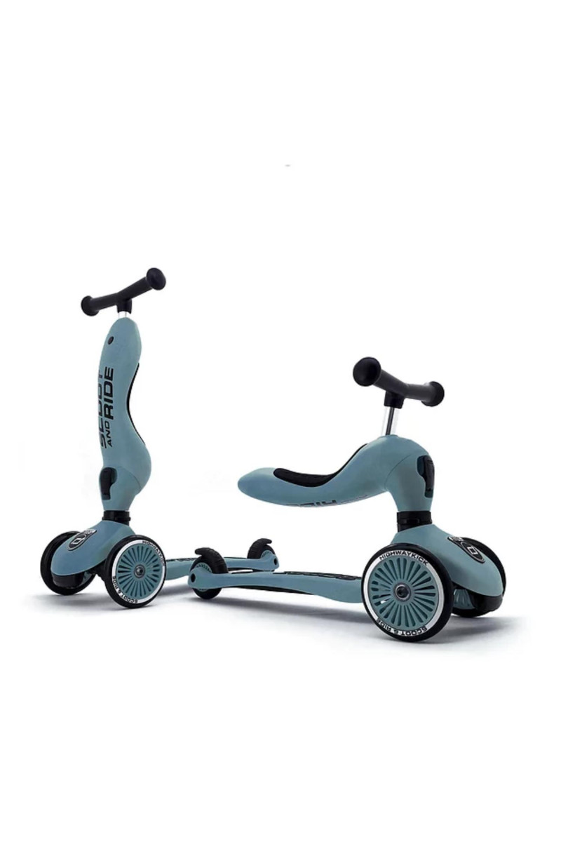 Scoot&Ride Trotinet 2u1 Highwaykick 1 Steel 