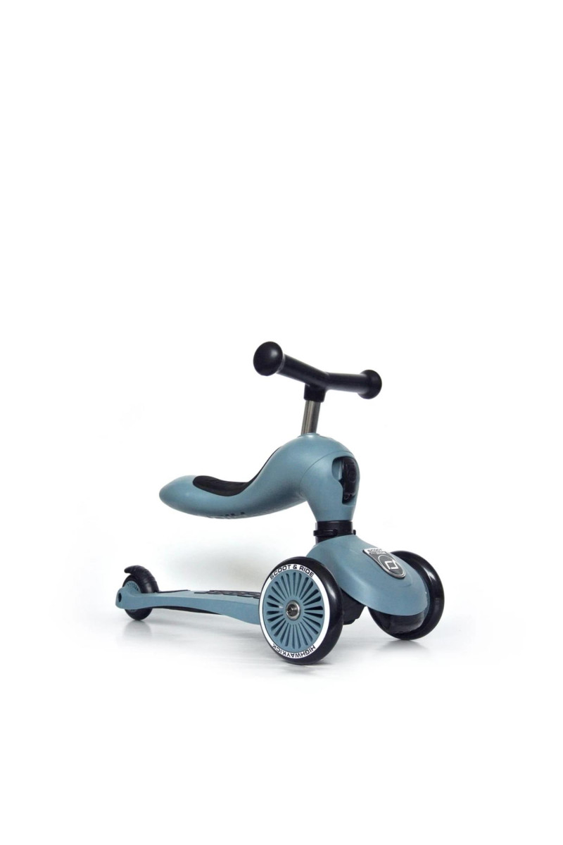 Scoot&Ride Trotinet 2u1 Highwaykick 1 Steel 