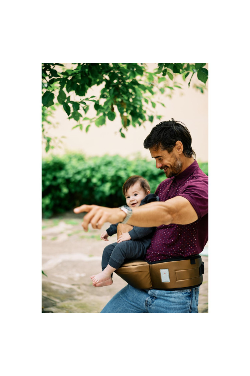 Beberusha nosiljka za bebe Bronza Eko Koža 