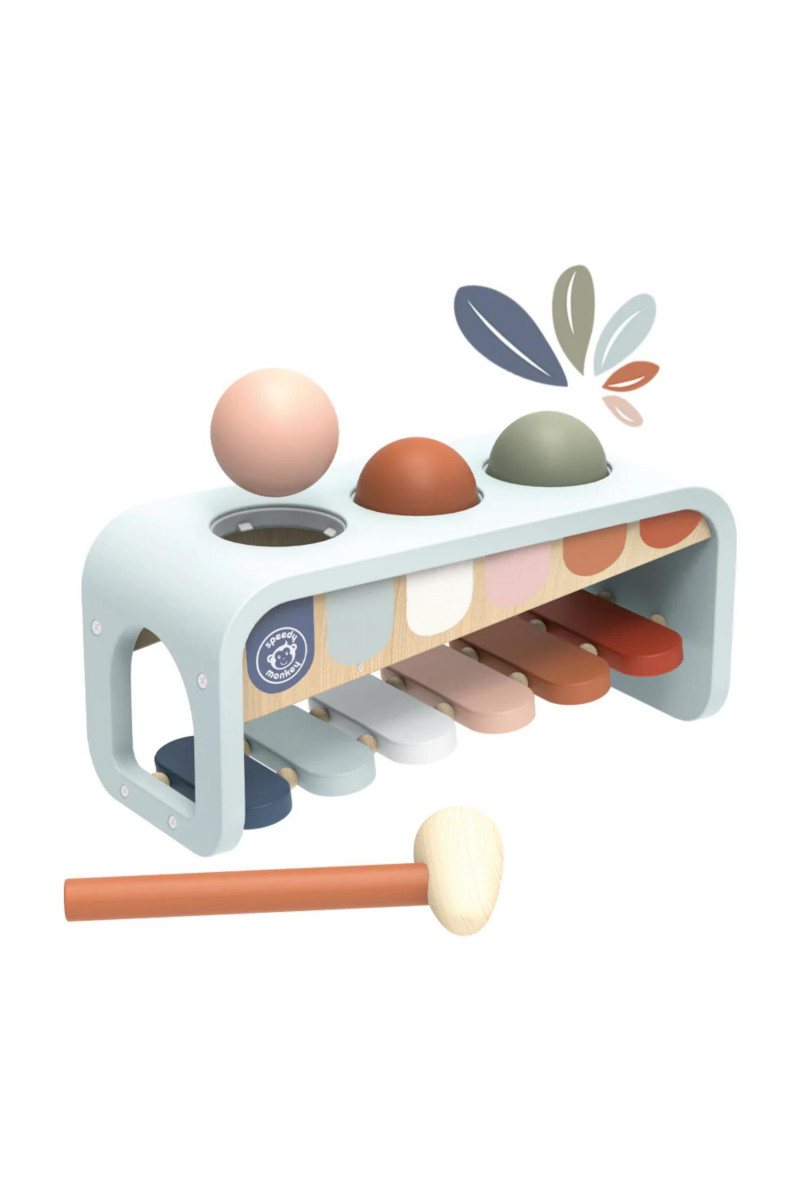 Speedy Monkey 2u1 Ksilofon I čekić 