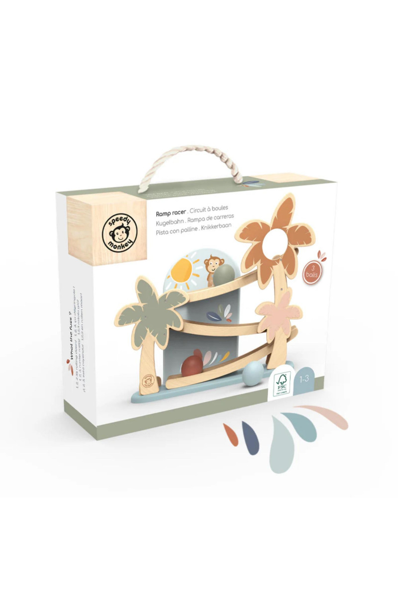 Speedy Monkey Drvena rampa sa lopticama 
