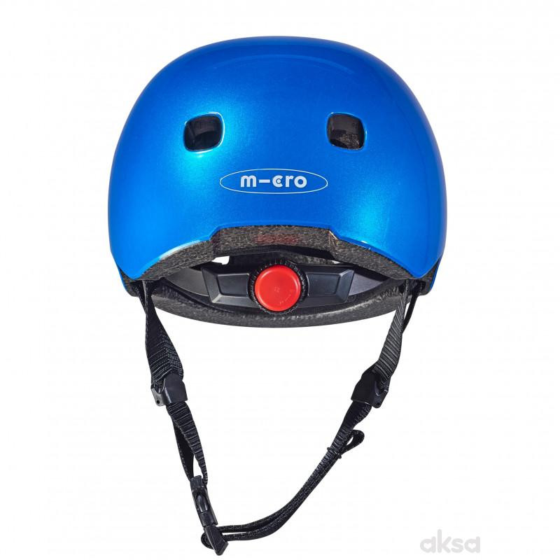 Micro kaciga S (48-53cm), metalik plava 