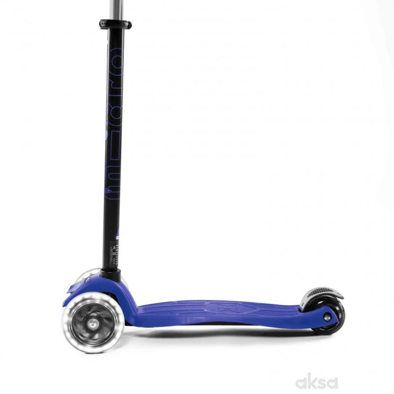 Micro trotinet Maxi Classic LED plavi 
