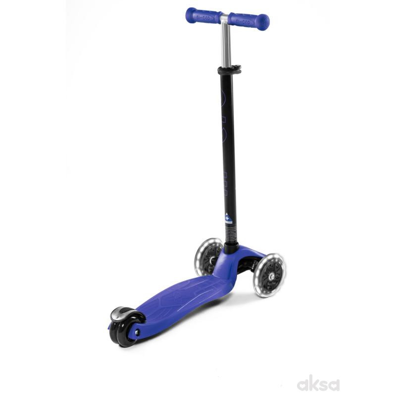 Micro trotinet Maxi Classic LED plavi 