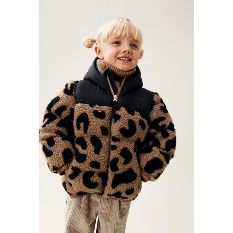 Liewood Niko Pile jakna,Mega leo/Oat mix 