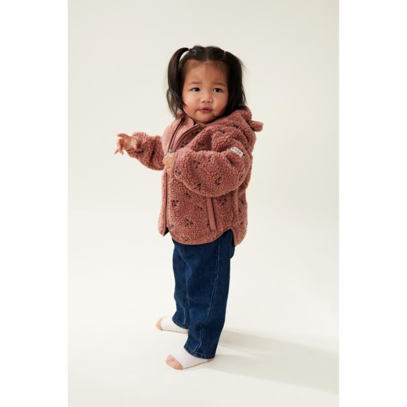 Liewood jakna Mara Pile,Cherries/Dark rosetta 