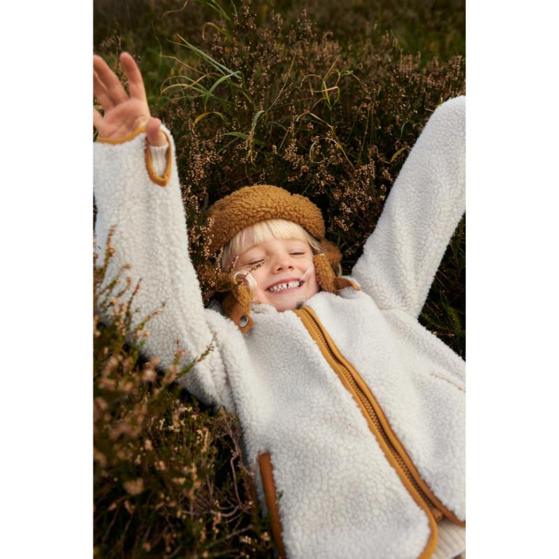 Liewood jakna Mara Pile,Sandy/golden caramel mix 