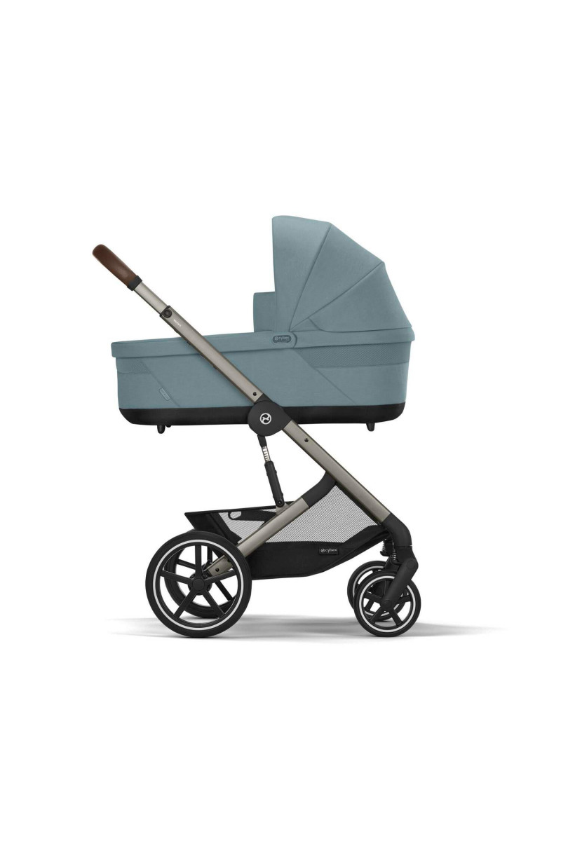 Cybex kolica Balios S Lux Stormy Blue (taupe ram) 