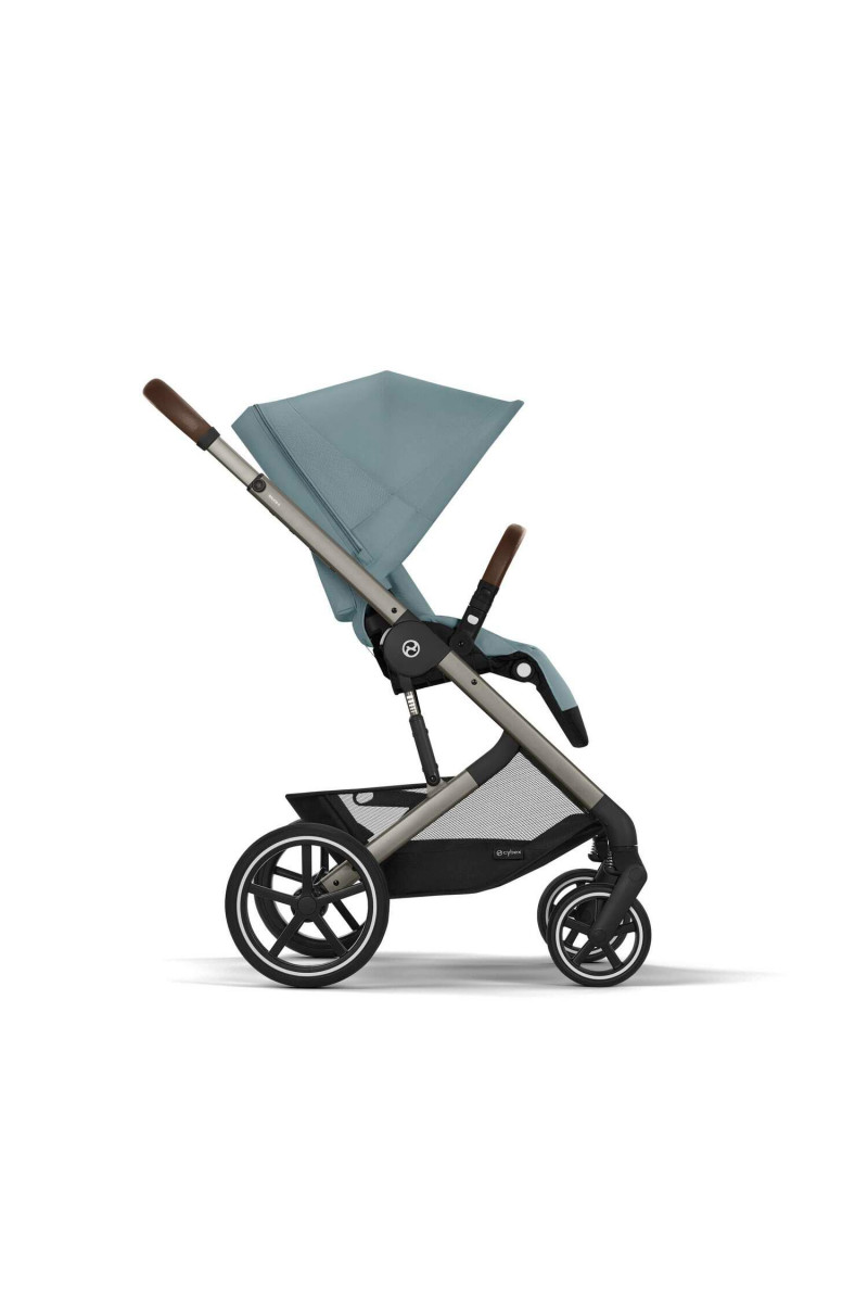 Cybex kolica Balios S Lux Stormy Blue (taupe ram) 