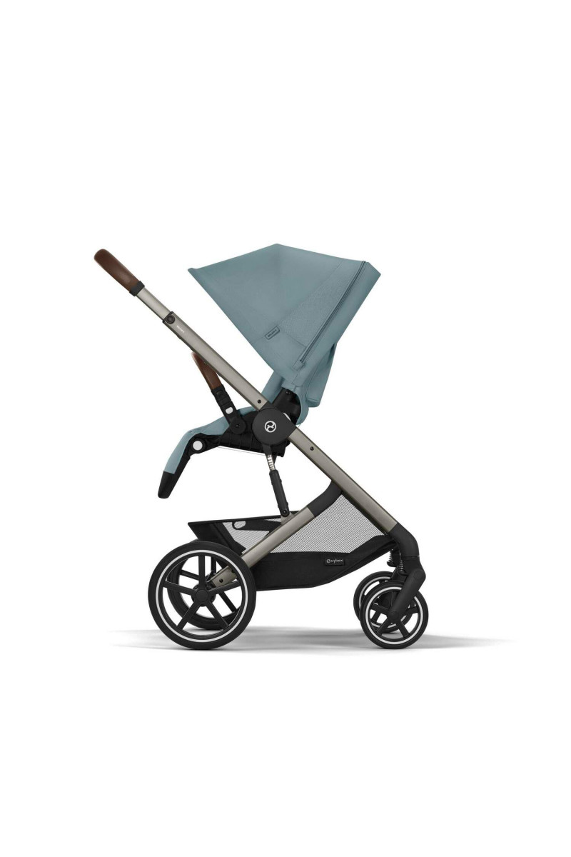 Cybex kolica Balios S Lux Stormy Blue (taupe ram) 