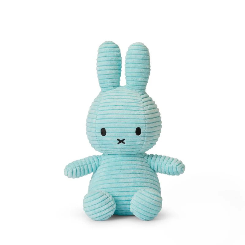 Miffy plišani zeka Eco Corduroy 23cm Turquoise 