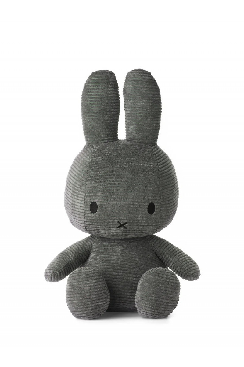Miffy plišani zeka Eco Corduroy 33cm Grey 