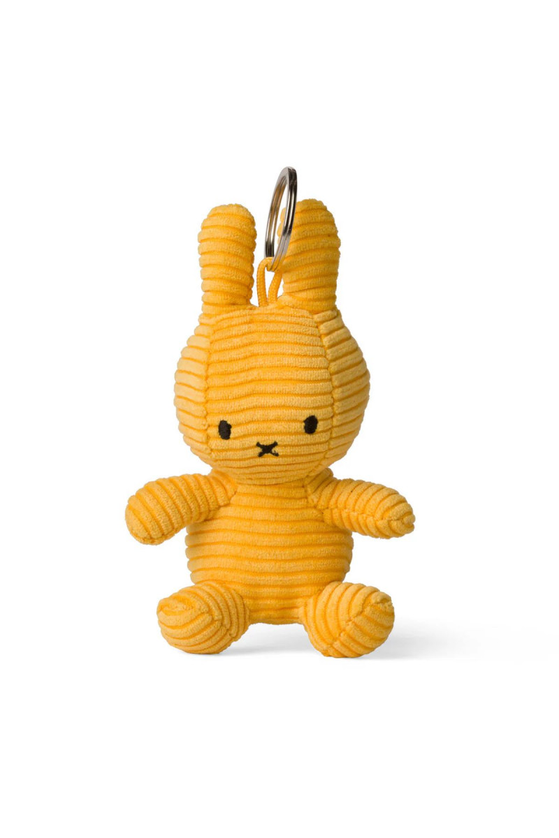 Miffy privezak Eco Corduroy 10cm Yellow 