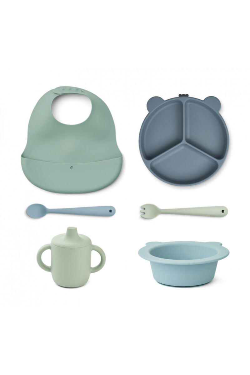 Liewood Stina set za hr 6 kom,Mr bear/Dusty mix 