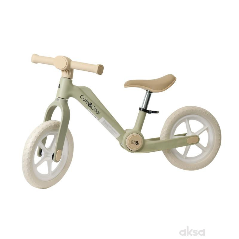 Cute&Cool balance bike sklopivi zeleni 