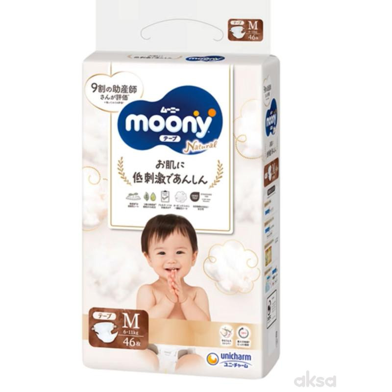 Moony natural pelene M 6-11kg, 46kom 