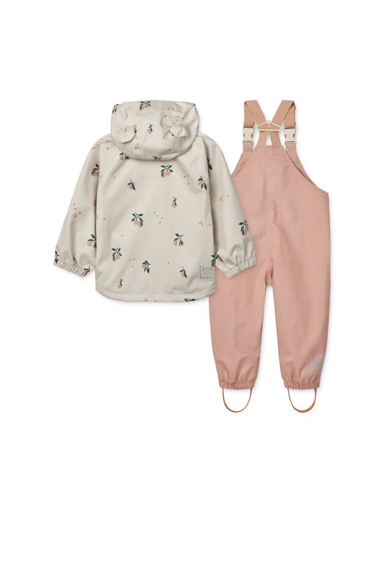 Liewood set garderobe za kišu Manu,Peach/Sea 