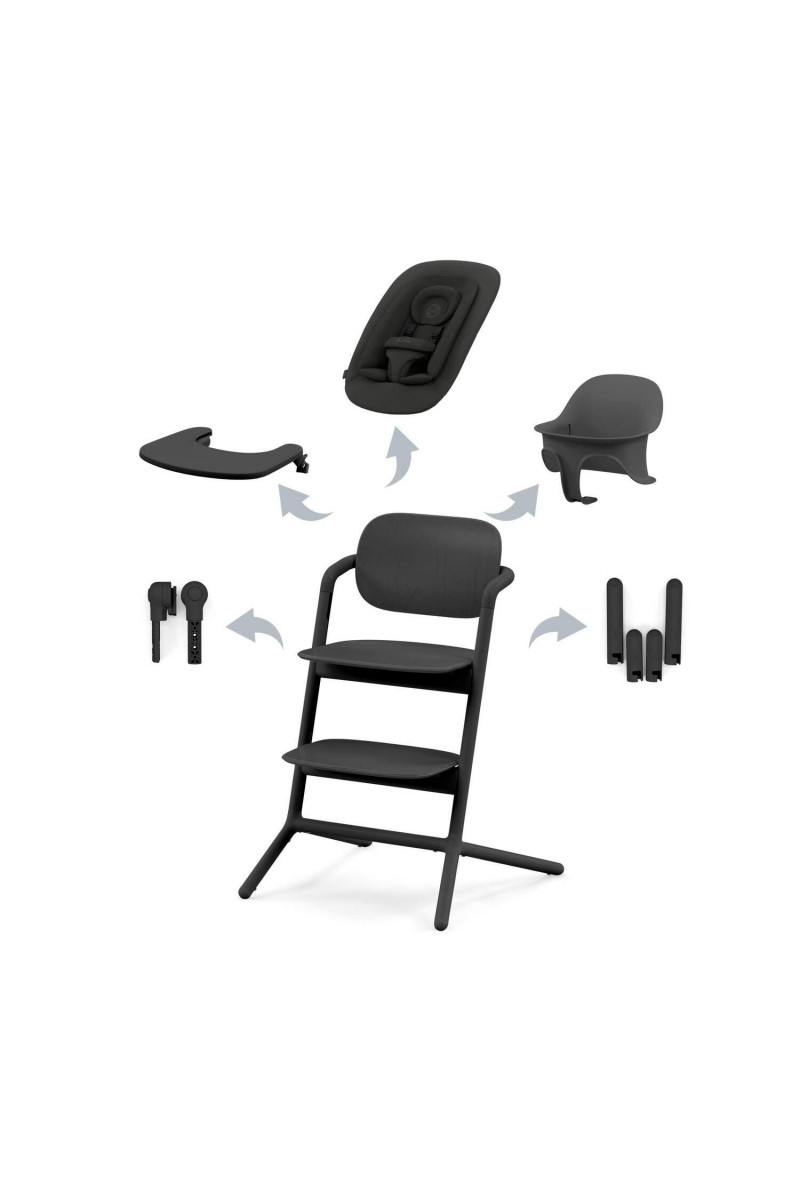 Cybex hranilica Lemo 4u1, Stunning Black 