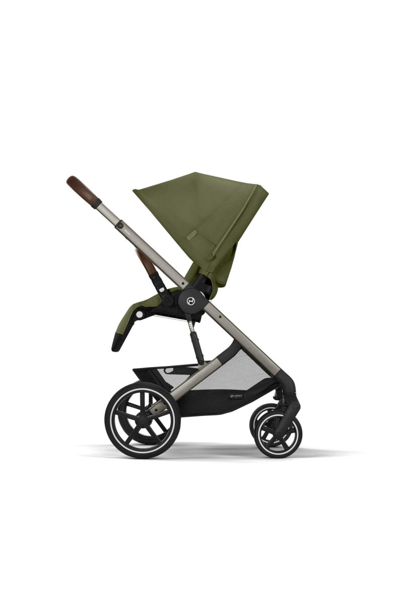 Cybex kolica Balios S Lux, Moss Green (taupe ram) 