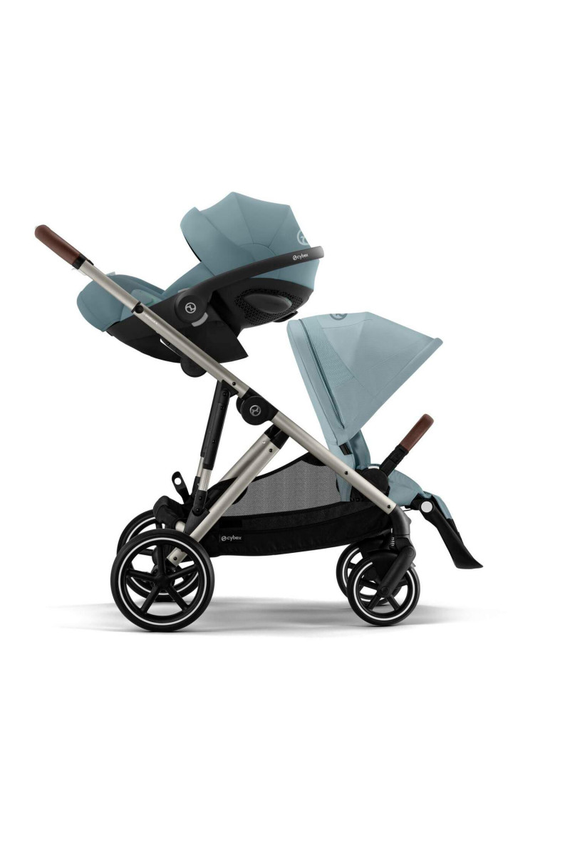 Cybex kolica Gazelle, Stormy Blue (taupe ram) 