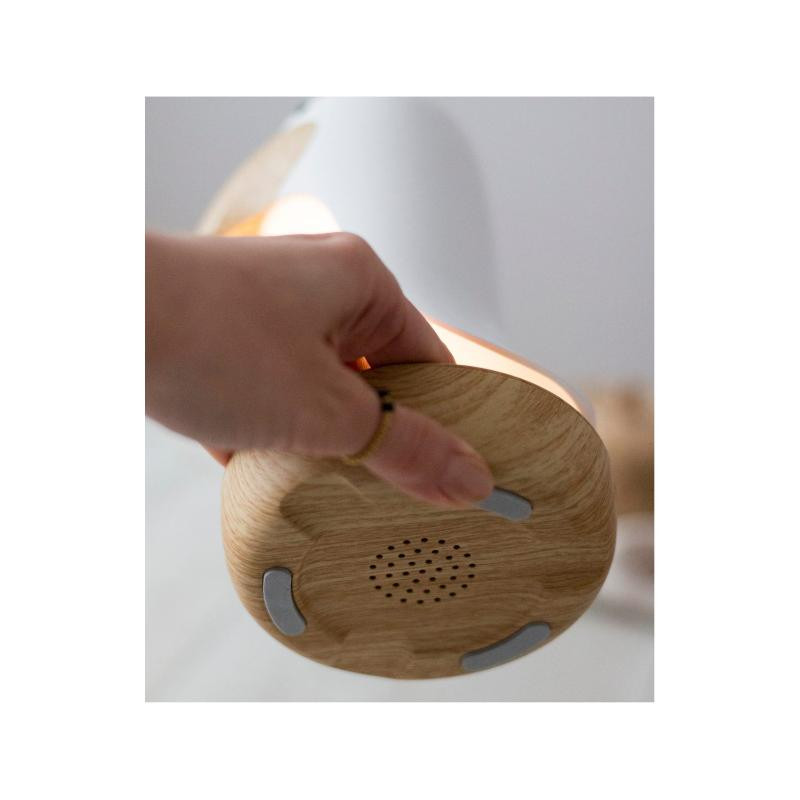 Rabbit n Friends lampa i zvučnik Puffin, roze 