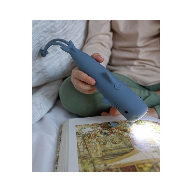 Rabbit n Friends baterijska lampa ajkula,plava 