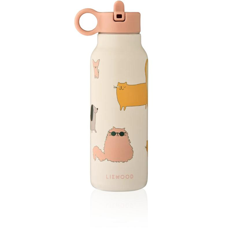 Liewood termos boca 350ml Falk,Cats and Dogs/Sandy 