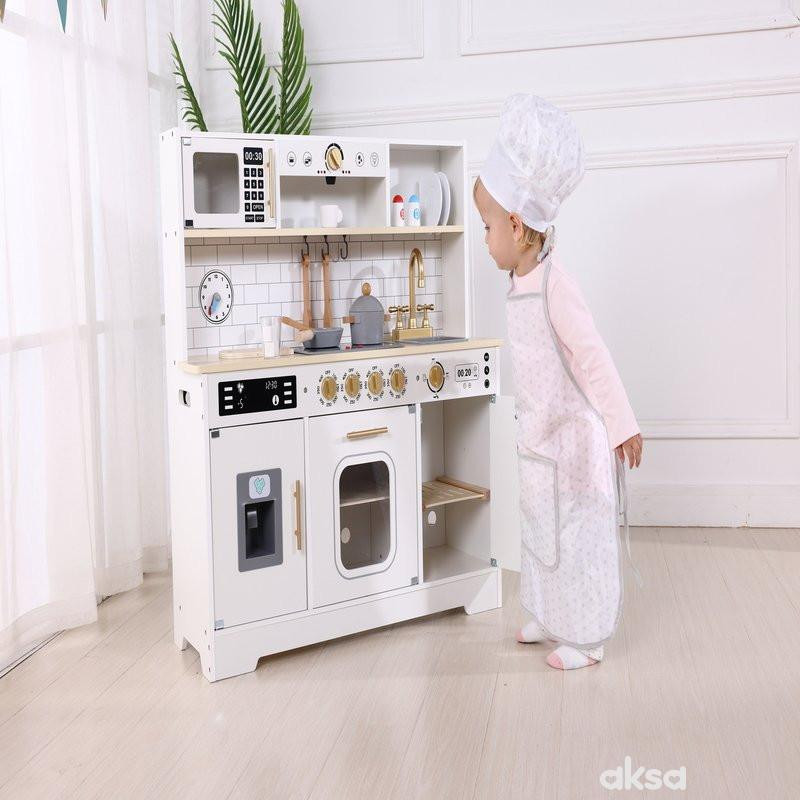 Cute&Cool drvena igračka bela kuhinja XL 
