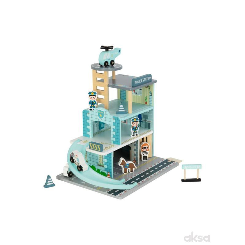 Cute&Cool drvena igračka policijska stanica 