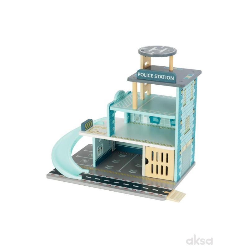Cute&Cool drvena igračka policijska stanica 