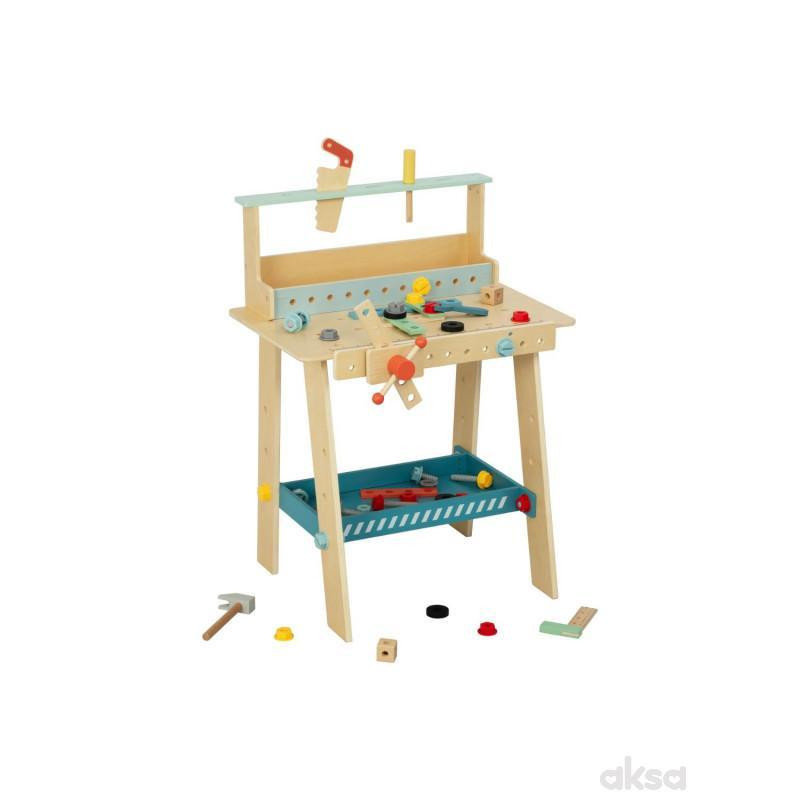Cute&Cool drvena igračka radionica sa alatom 