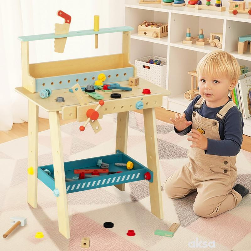 Cute&Cool drvena igračka radionica sa alatom 