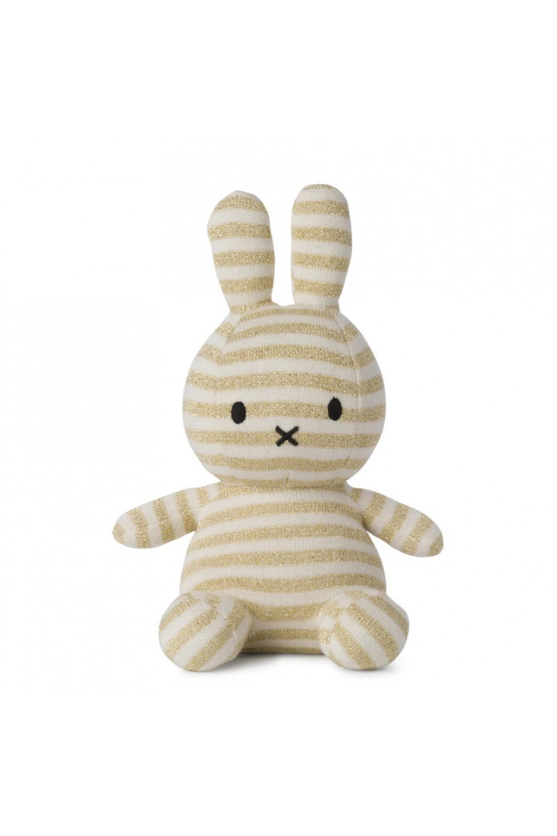 Miffy zeka od organskog pamuka 23cm Stripe Cream 