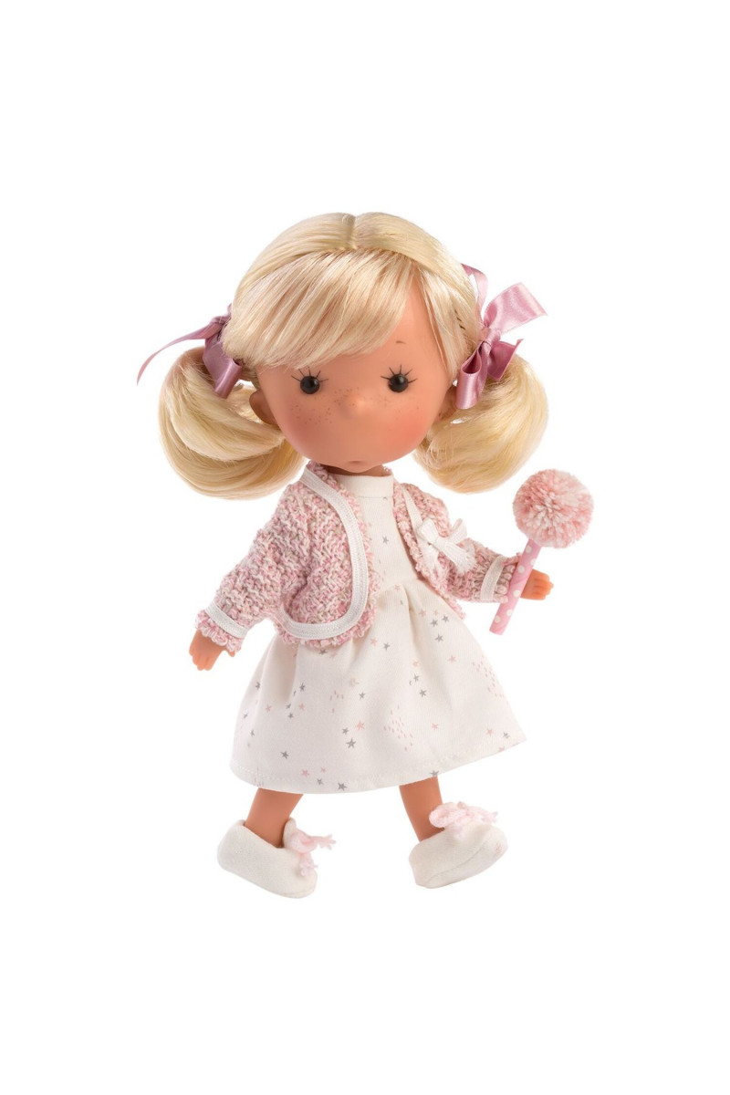 Lutka Llorens beba Miss Lilly Queen, roze bela 