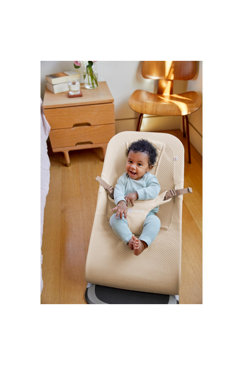 Ergobaby Evolve Bouncer 3 u 1 mrežasti,Cream 