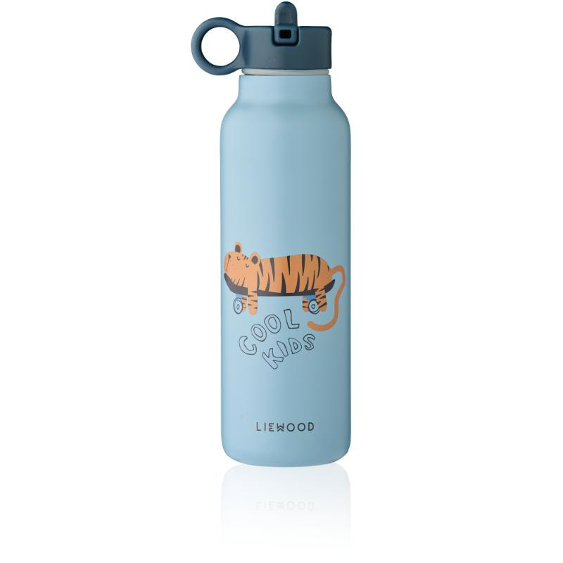 Liewood termos boca 500ml Falk,Tiger/Beach blue 
