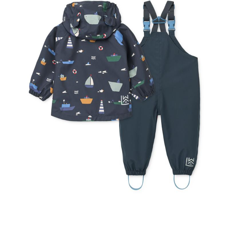 Liewood set garderobe za kišu Manu,SailingCNavy 