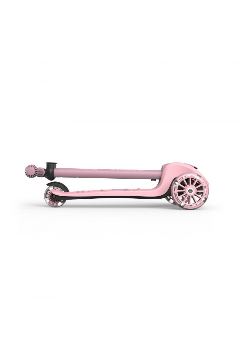 Scoot&Ride Trotinet Highway kiks 3s Rose Led 